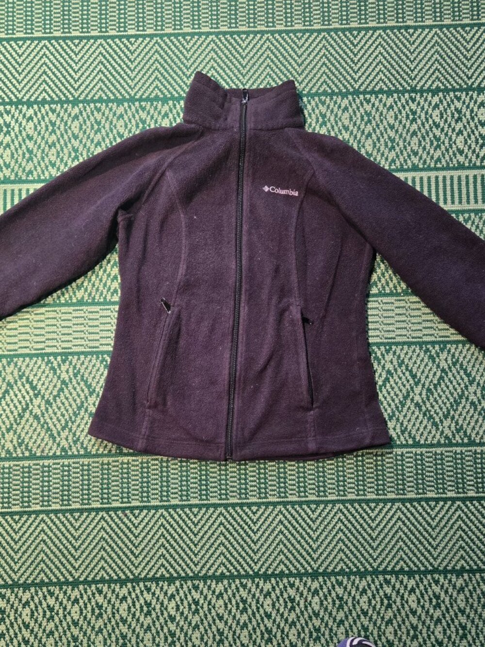 Columbia zippered sweater swearshirt zip fleece jacket women S